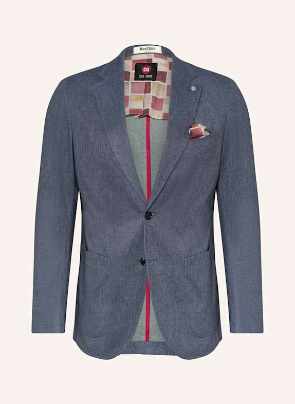 CG - CLUB of GENTS CG CARTER slim fit suit jacket in jersey 63 DUNKELBLAU