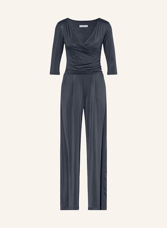 marivie Jersey jumpsuit JUMP IN! with 3/4 sleeves DARK BLUE