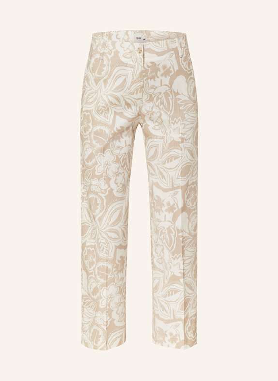 BRAX Culotte MAINE S mit Leinen BEIGE/ ECRU