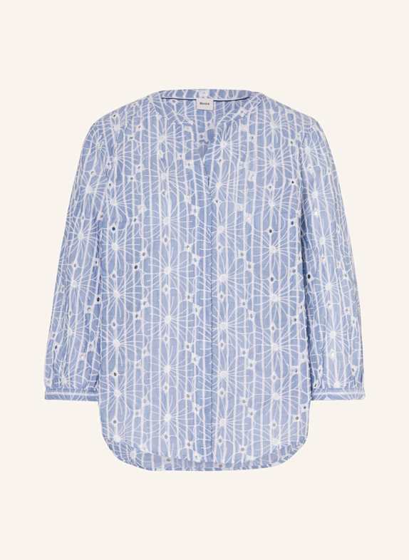 BRAX Bluse VELIA BLAU/ WEISS