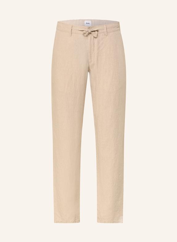 BRAX Leinenhose FABIO JOK im Jogging-Stil Regular Fit BEIGE