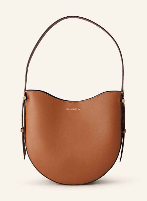VICTORIA BECKHAM Hobo bag THE DIA MEDIUM LIGHT BROWN