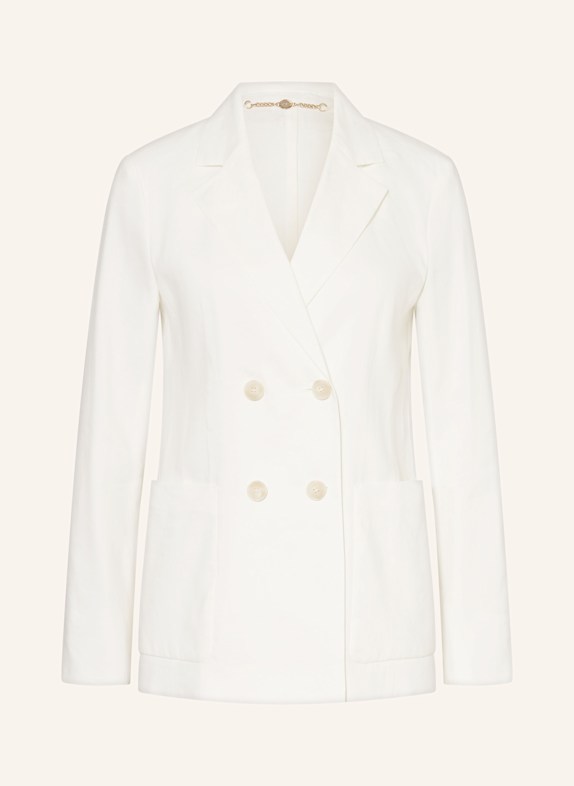 MARC CAIN Blazer mit Leinen CREME