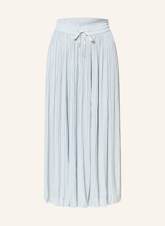 MARC CAIN Pleated skirt 313 soft sky blue