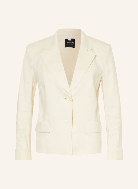 MARC CAIN Blazer with linen 113 powder cream