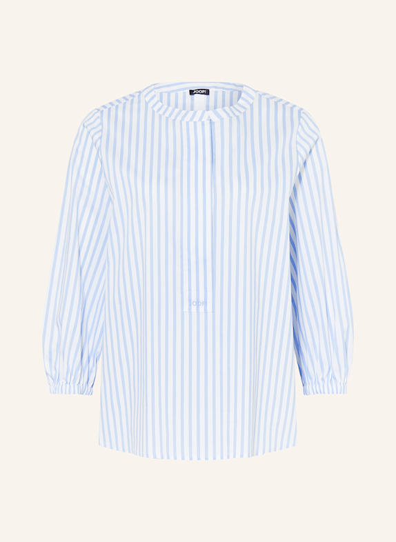 JOOP! Blusenshirt BEVERLY HELLBLAU/ WEISS