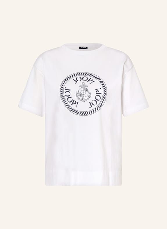 JOOP! T-Shirt TONIA mit Schmucksteinen WEISS