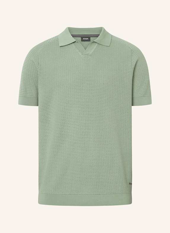 JOOP! Strick-Poloshirt MAGNO HELLGRÜN