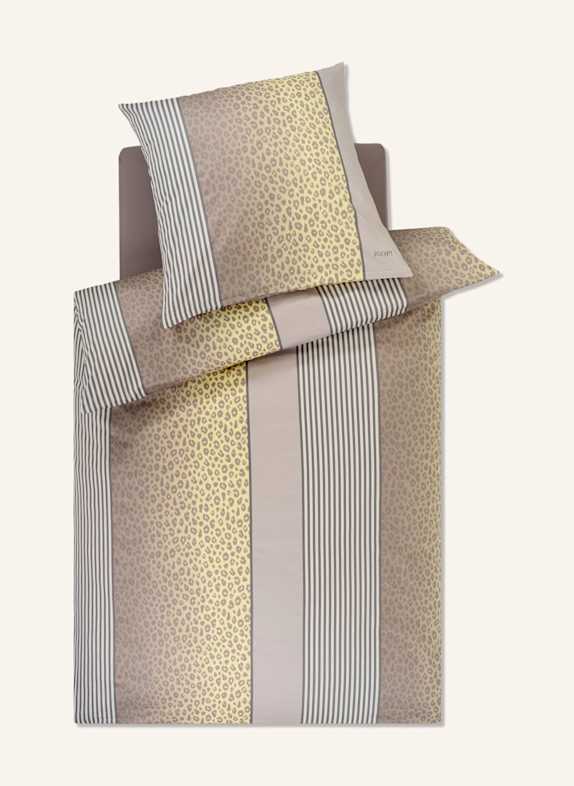 JOOP! Bettwäsche LEO HELLGELB/ TAUPE/ GRAU