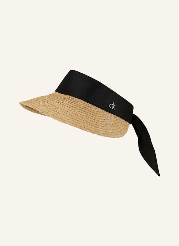 Calvin Klein Visor-Cap mit Leinen BEIGE
