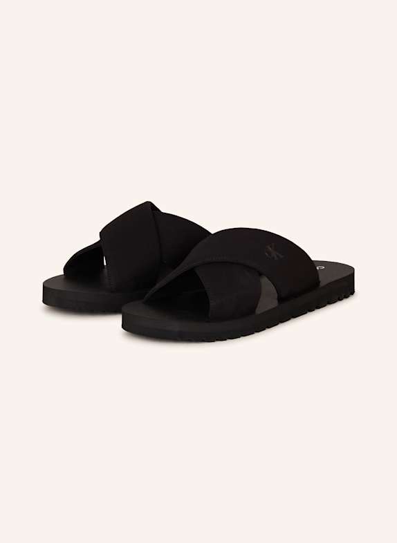 Calvin Klein Pantoletten SCHWARZ