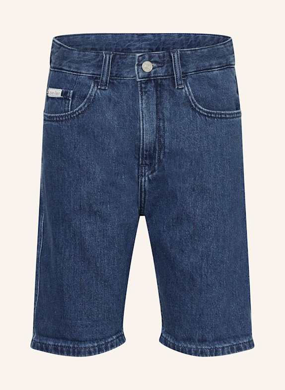 Calvin Klein Szorty jeansowe 1BJ Vibrant Blue
