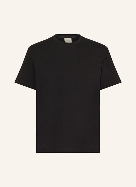 Calvin Klein T-shirt TEXTURED CZARNY