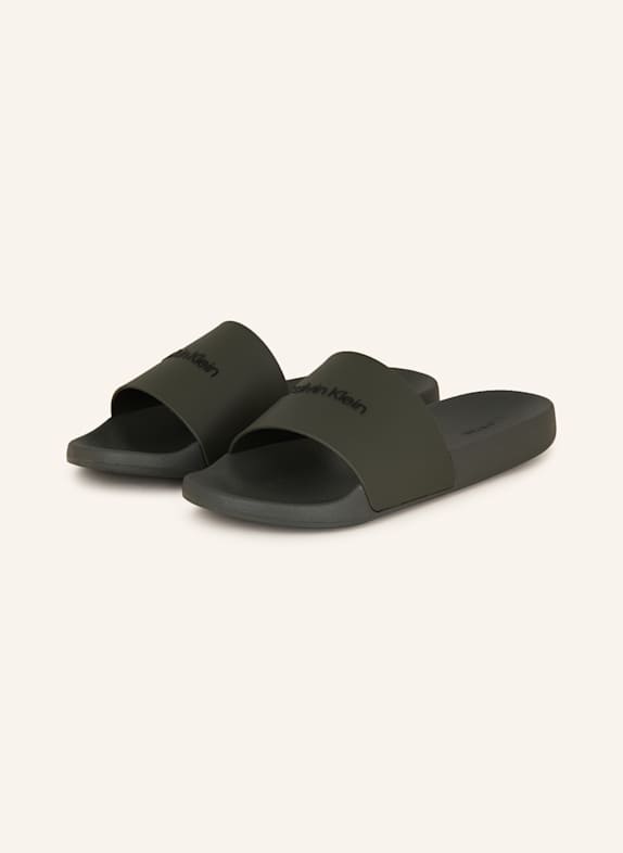 Calvin Klein Pantoletten KHAKI