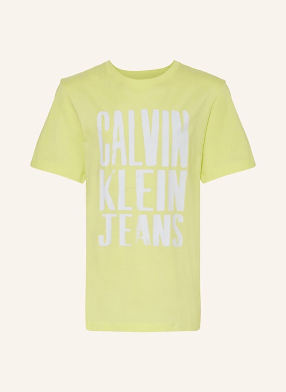Calvin Klein T-shirt ŻÓŁTY