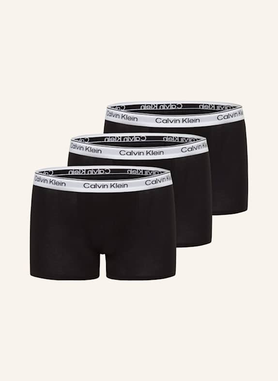 Calvin Klein 3er-Pack Boxershorts ICON COTTON STRETCH SCHWARZ