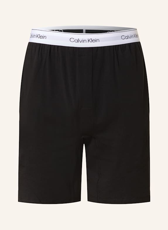 Calvin Klein Schlafshorts ICON COTTON STRETCH SCHWARZ