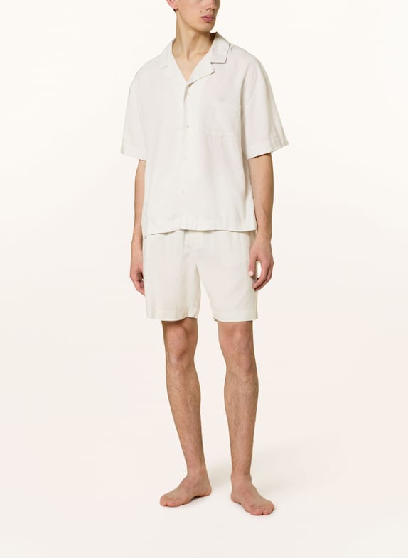 Calvin Klein Slaapshirt LINEN BLEND met linnen CRÈME