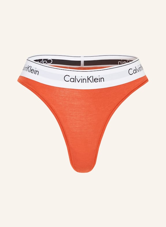 Calvin Klein Stringi MODERN COTTON CZERWONY