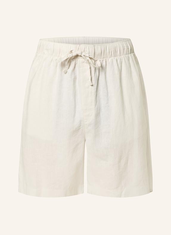 Calvin Klein Schlafshorts LINEN BLEND mit Leinen CREME