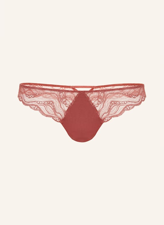 Calvin Klein String SENSUAL STRECH LACE HELLROT