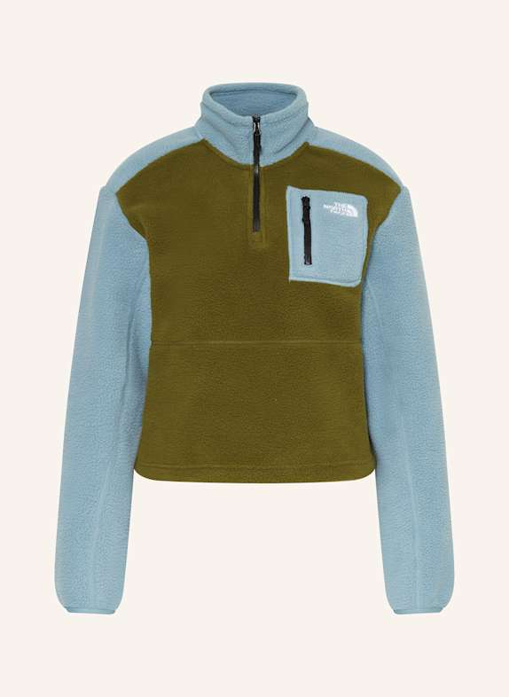 THE NORTH FACE Fleece-Troyer YUMIORI OLIV/ HELLBLAU