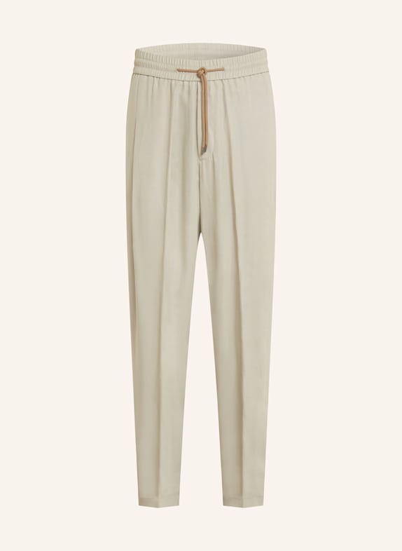 GIORGIO ARMANI Hose im Jogging-Stil Extra Slim Fit BEIGE