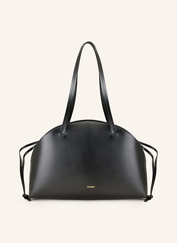 JIL SANDER Schultertasche CURVE MEDIUM SCHWARZ