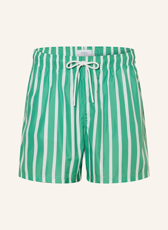 ETON Badeshorts GRÜN/ WEISS