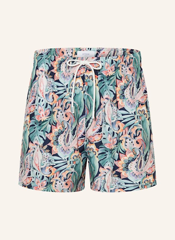 ETON Badeshorts GRÜN/ ROSA/ DUNKELGELB