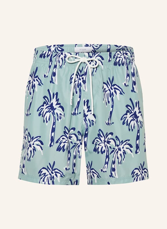 ETON Badeshorts MINT/ DUNKELBLAU/ WEISS