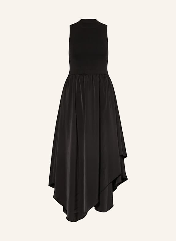 GESTUZ Kleid GZSAMA im Materialmix SCHWARZ