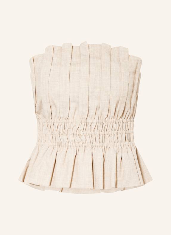 GESTUZ Off-Shoulder-Top GZDECY BEIGE