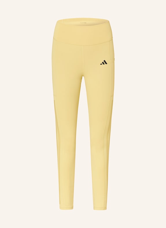 adidas Tights OPTIME 3-STREIFEN GELB
