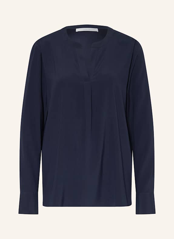 HERZEN'S ANGELEGENHEIT Shirt blouse in silk DARK BLUE