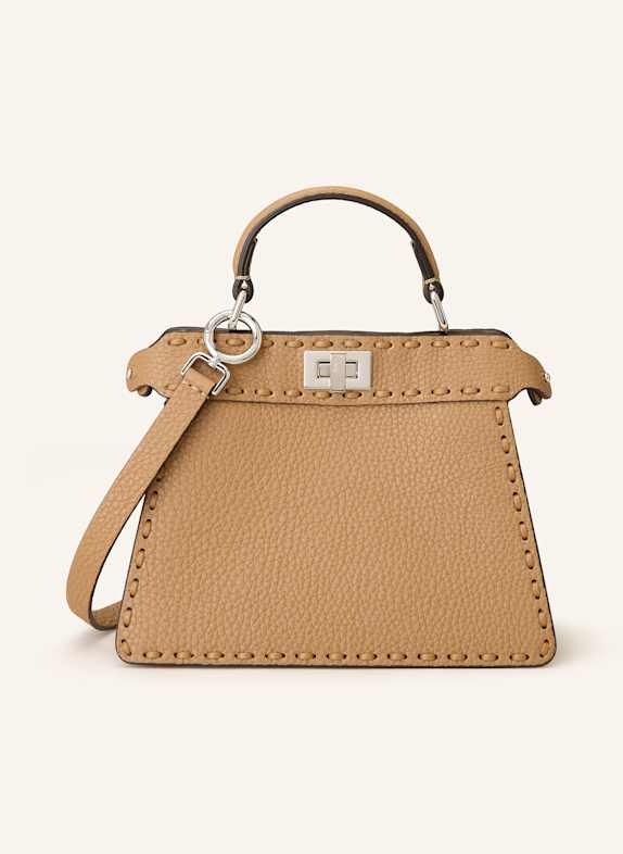 FENDI Handbag PEEKABOO ISEEU CAMEL