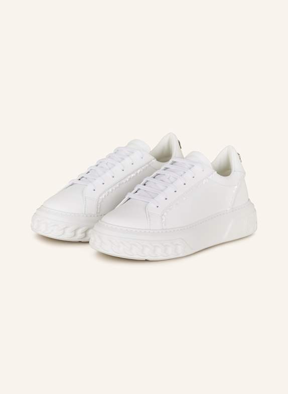 CASADEI Sneaker OFF ROAD mit Pailletten WEISS