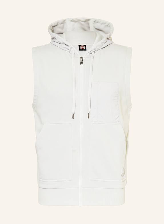 COLMAR Sweatshirt fabric vest LIGHT GRAY
