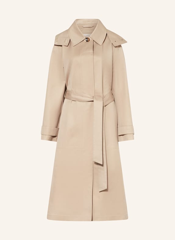 InWear MYLAHLIW trench coat with detachable hood BEIGE