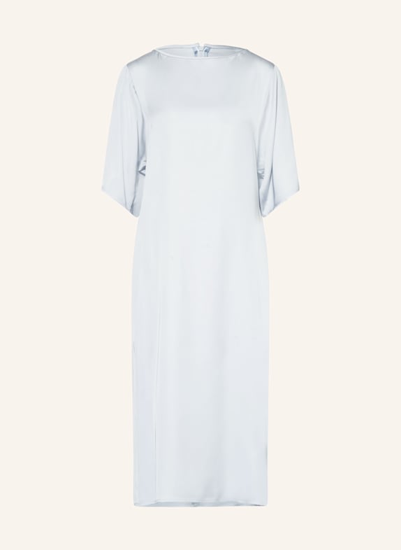 PESERICO Cocktailkleid mit Schmucksteinen HELLBLAU