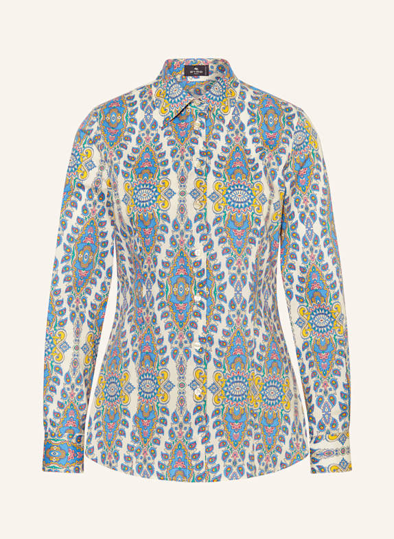 ETRO Hemdbluse BLAU/ DUNKELGELB/ PINK