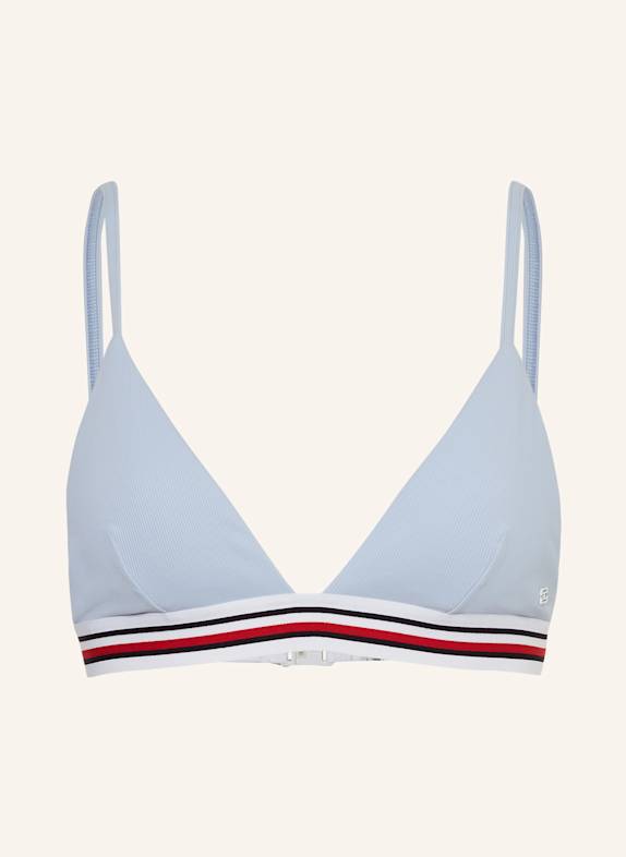 TOMMY HILFIGER Triangel-Bikini-Top HELLBLAU