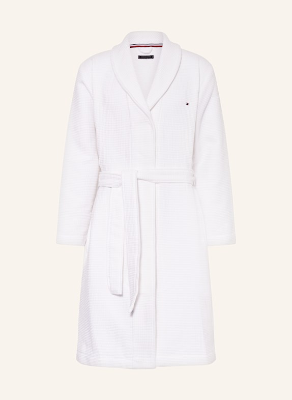 TOMMY HILFIGER Herren-Bademantel WEISS