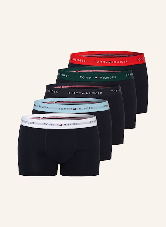 TOMMY HILFIGER 5er-Pack Boxershorts SCHWARZ