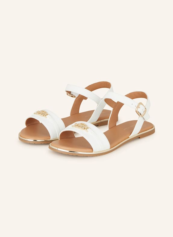TOMMY HILFIGER Sandalen WEISS