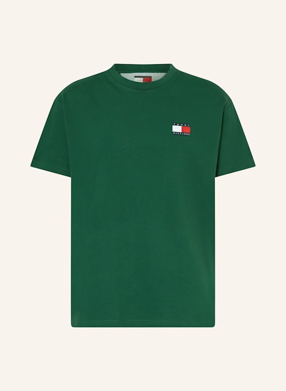 TOMMY HILFIGER T-Shirt DUNKELGRÜN/ DUNKELBLAU/ ROT