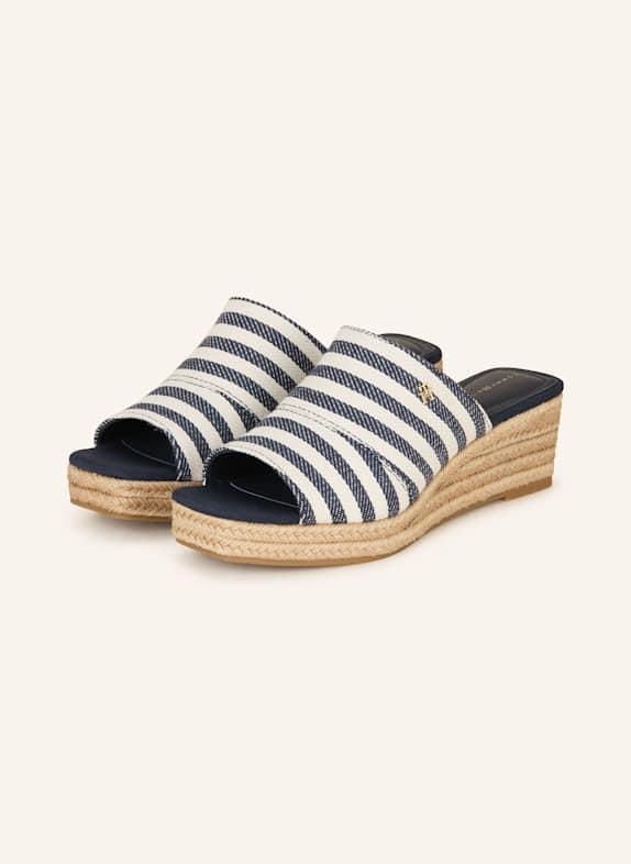 TOMMY HILFIGER Wedges DUNKELBLAU/ ECRU