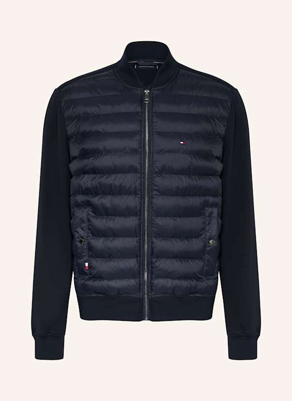 TOMMY HILFIGER Blouson im Materialmix DUNKELBLAU
