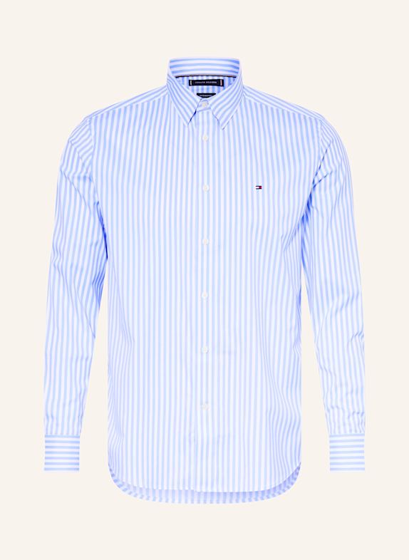 TOMMY HILFIGER Hemd Regular Fit HELLBLAU/ WEISS