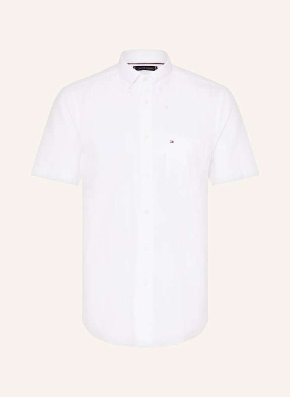 TOMMY HILFIGER Kurzarm-Hemd Regular Fit WEISS